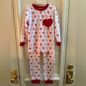 Busy Bee Smocks Valentines Pajama Set